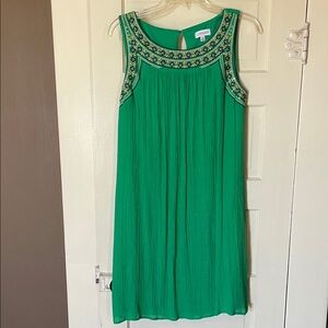 Luxology green dress, M, EUC